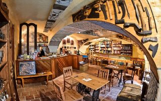 Fair tradový prodejní krámek Český Krumlov -Kavárna