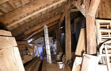 Rekonstrukce Muzeon CK - ubytování Český Krumlov - půda-2