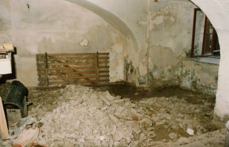 Rekonstrukce Muzeon CK - ubytování Český Krumlov- dolní světnice